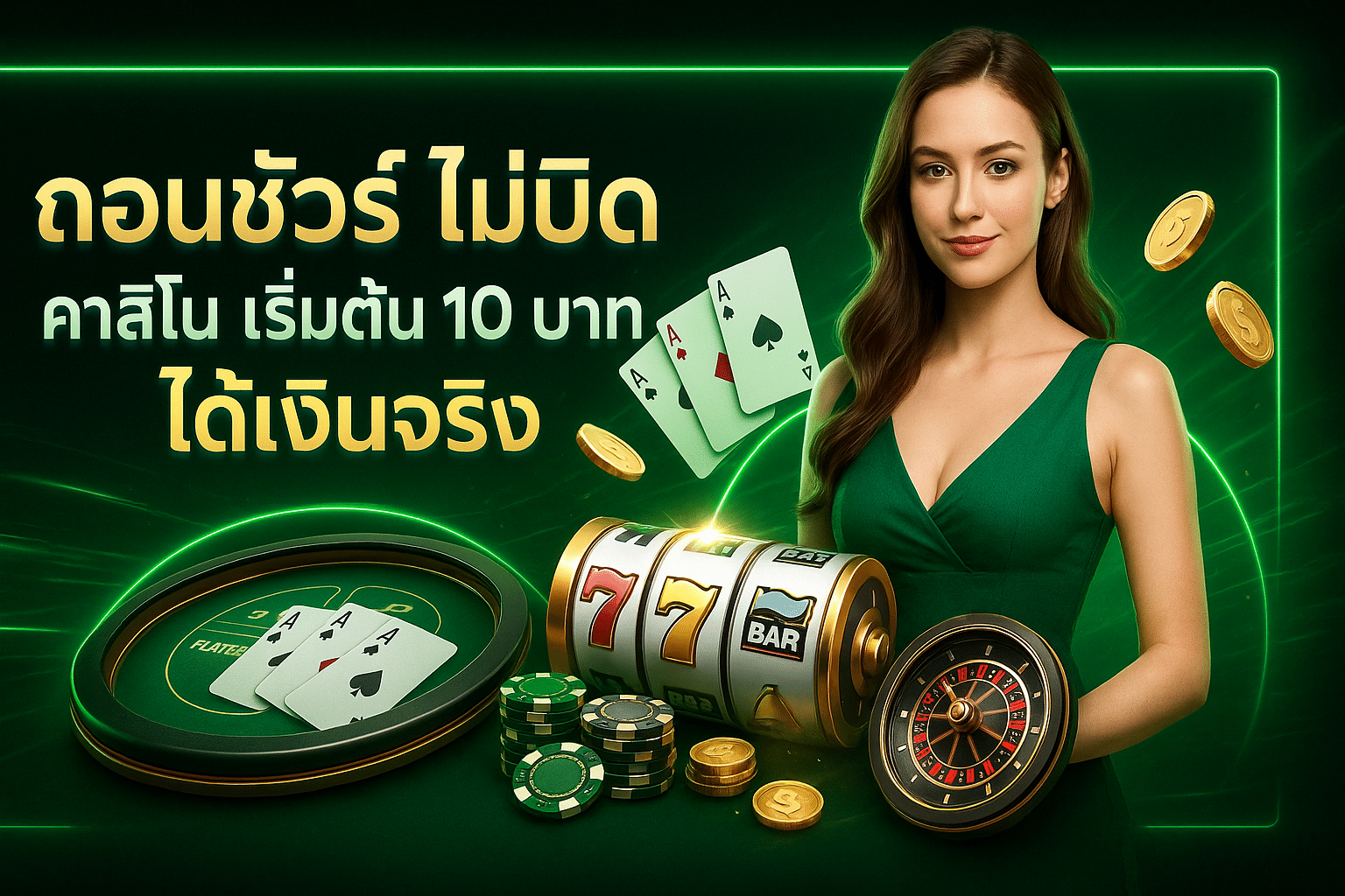 ถอนชัวร์ ไม่บิด คาสิโน